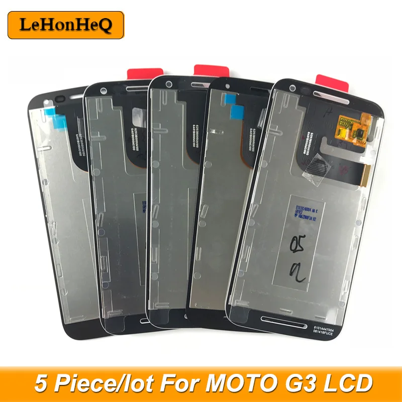 5 шт./лот ЖК дисплей для Motorola Moto G3 G 3rd Gen XT1544 XT1550 XT1540 XT1541 XT1543 сенсорный экран
