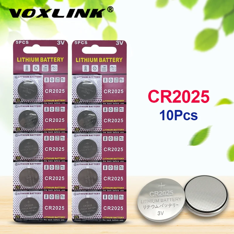 VOXLINK cr2025original абсолютно новый аккумулятор 3 в кнопки батареи для монет игрушек