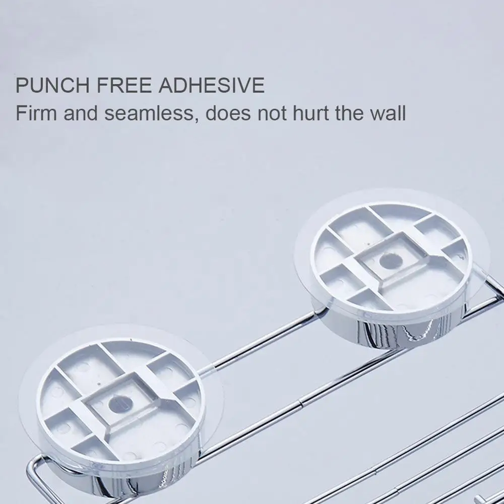 Часы с чашкой на присоске для ванной настенная полка из нержавеющей стали ванная