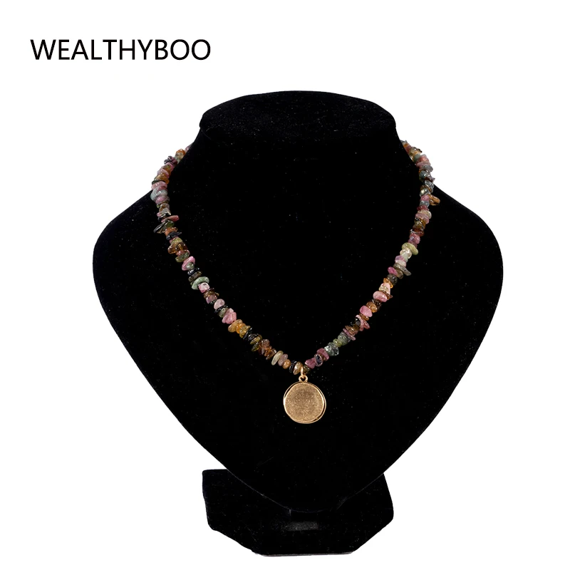 Ожерелья с подвеской из натурального камня ожерелье бисера браслеты подвесками