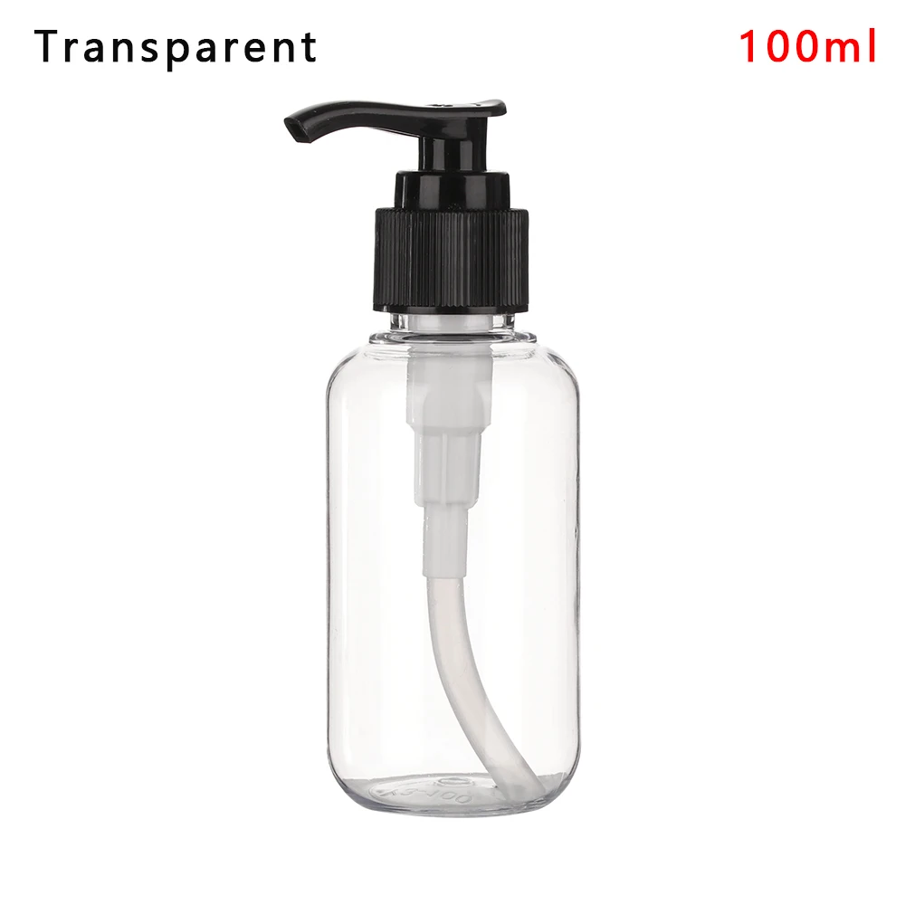 100ml Transparent 100/200/300 ml прозрачный пены бутылка для жидкого мыла, пена розлива точек шампунь лосьона гель для душа бутылки для лосьона - Цвет: 100ml Transparent