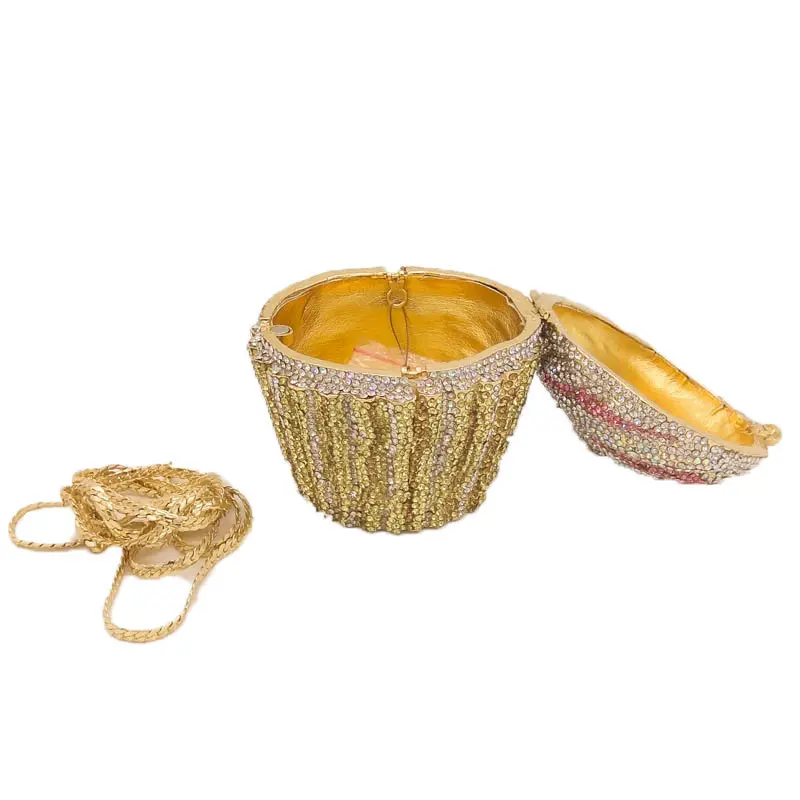 2020 cupcake crystal clutch bags  purse wedding bag can custom made colors cupcake stunning purse clutches bags for women bag