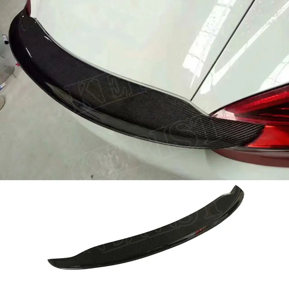 Карбоновый автомобильный спойлер на задний багажник крыло для Porsche Cayman Boxster 981 2010