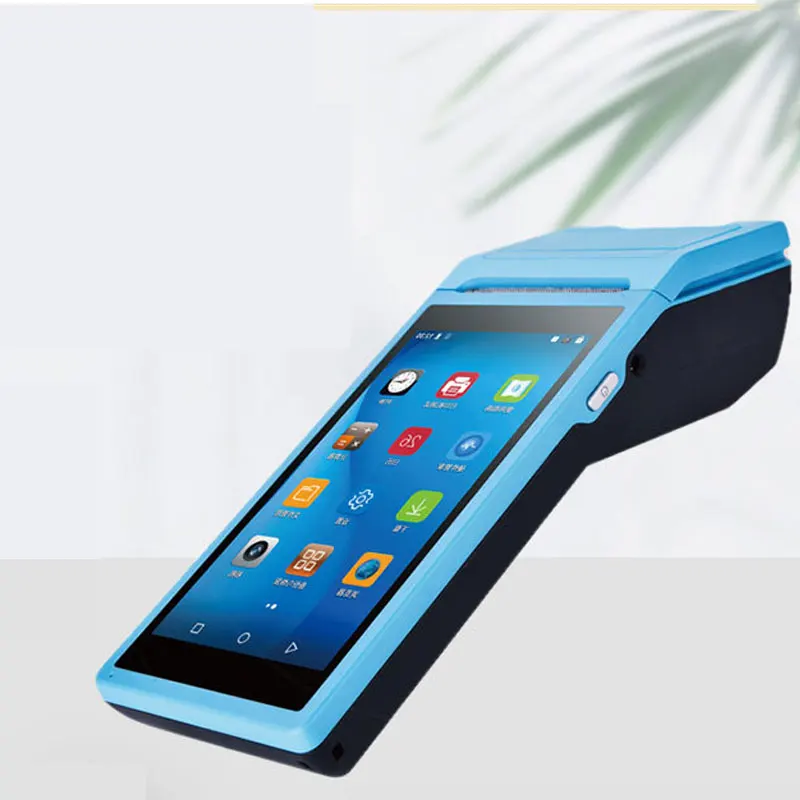 POS-терминал Android чековый принтер Ручной Bluetooth Wi-Fi 3G NFC сборщик данных портативный