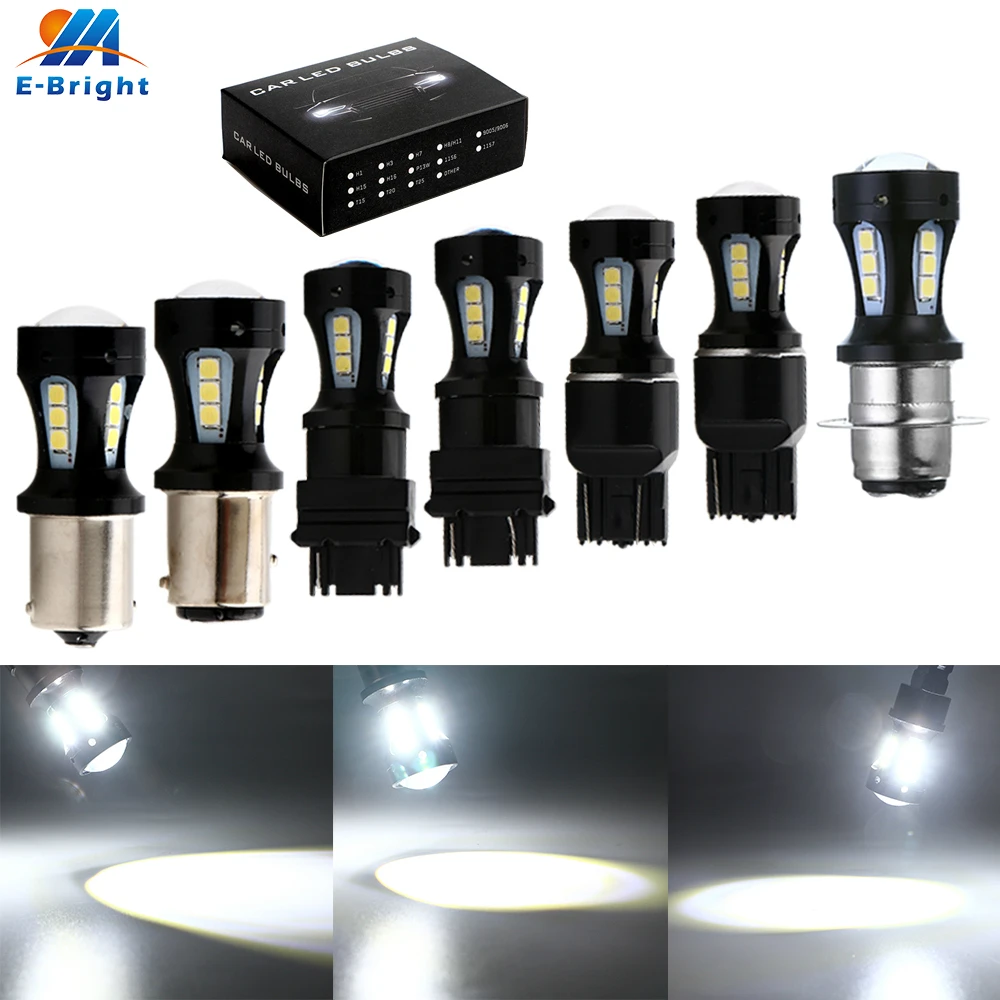 2 шт. DC 12 В 3030 18 SMD 1156 BA15S 1157 BAY15D 3156 3157 7440 P15D светодиодные лампы для автомобиля|bulb led|smd