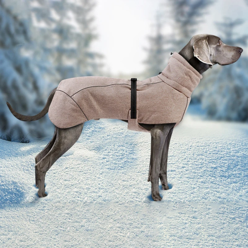 Soft Large Dog Clothes Winter Warm velvet big Dog Coat Jacket Reflective Comfortable Dog Clothing Vest For Small Medium big Dogs