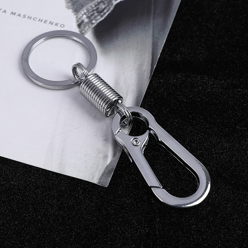 Мужской модный Зажим для ремня металлическая цепочка ключей пружинная Пряжка