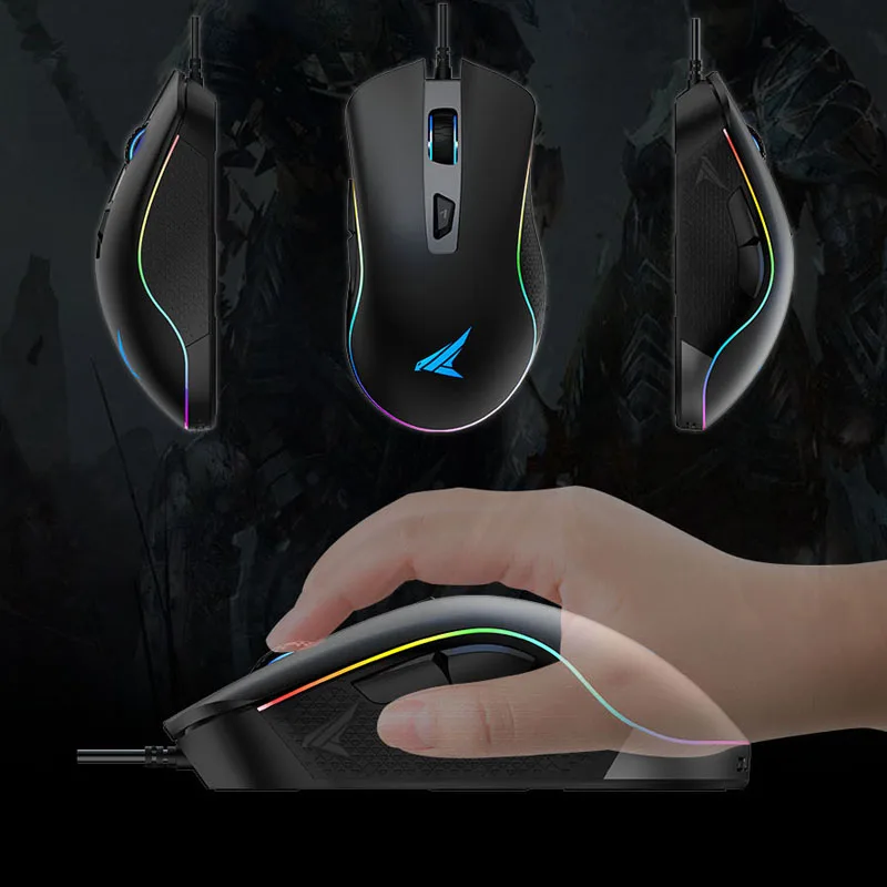 Оригинальная Проводная игровая мышь Durgod l 12000DIP светодиодный эргономичная