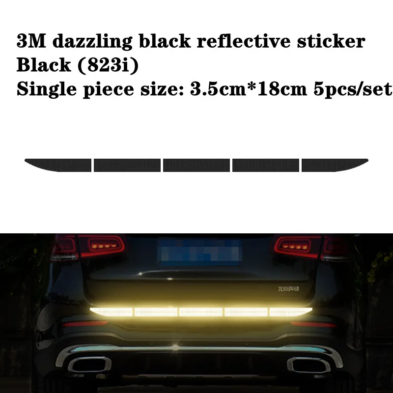 Светоотражающие наклейки для бровей на Черное колесо 3 м скрывающие