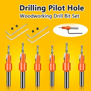 Сверла с зенковкой из быстрорежущей стали, для обработки дерева