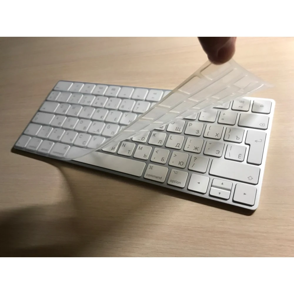 Силиконовый защитный чехол для клавиатуры настольный ПК Для imac ЕС США Apple Bluetooth