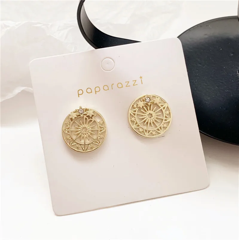 Серьги-гвоздики с серебряной иглой S925 модные очаровательные ювелирные изделия