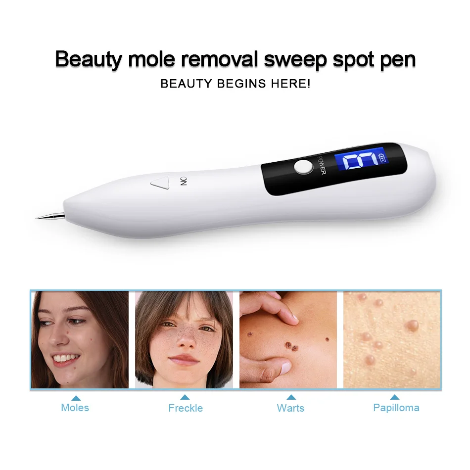 Машинка для удаления татуировок с 9 уровнями лазерная плазменная ручка темных