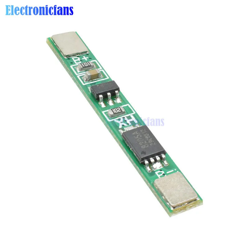 5 шт. защитная полимерная плата для литиевых батарей 1S 3 7 В 2 5a BMS PCM PCB модуль защиты