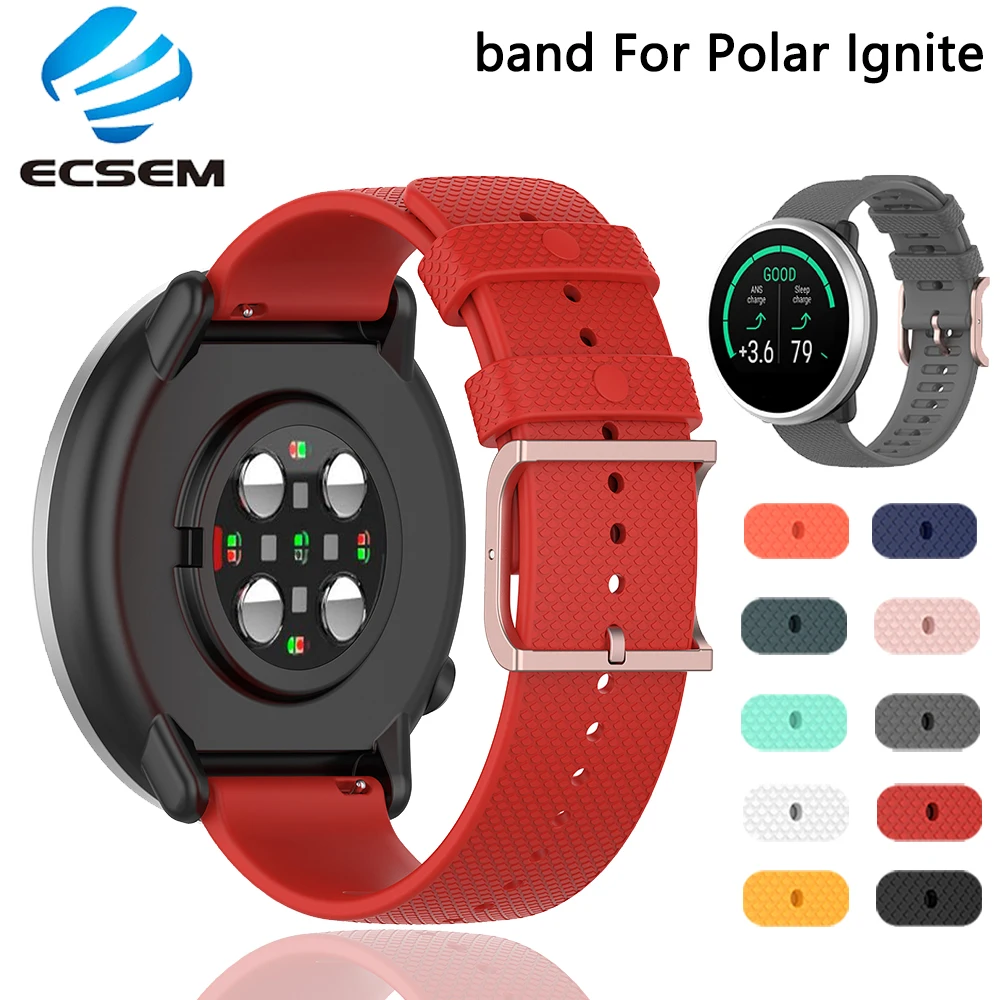 Ремешок для часов Polar Ignite аксессуары сменный Браслет Amazfit GTS2 GTS силиконовый мягкий