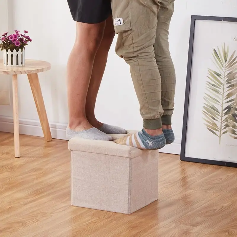 

Fauteuil Gonflable Taburet Puf Asiento De Rangement Pouffe Footstool Kids Furniture Change Shoes Taburete Pouf Storage Stool