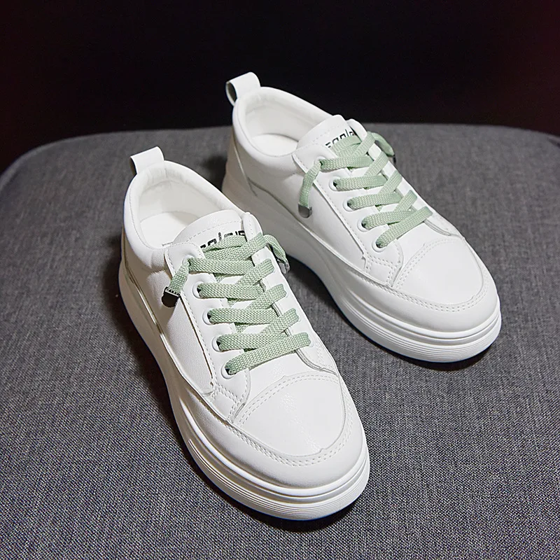 

Cross Women's Shoes Autumn Clogs Platform Mixed Colors Round Toe Female Footwear Modis Casual Sneaker Fall Creepers New Small Dr