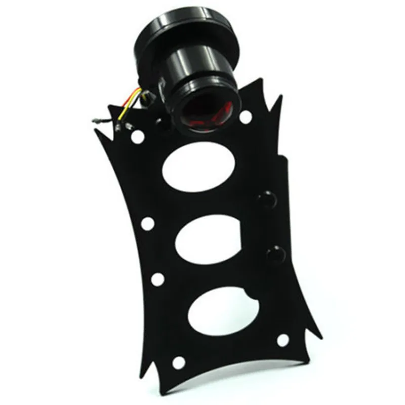 Кронштейн для бокового крепления номерного знака мотоцикла задний фонарь