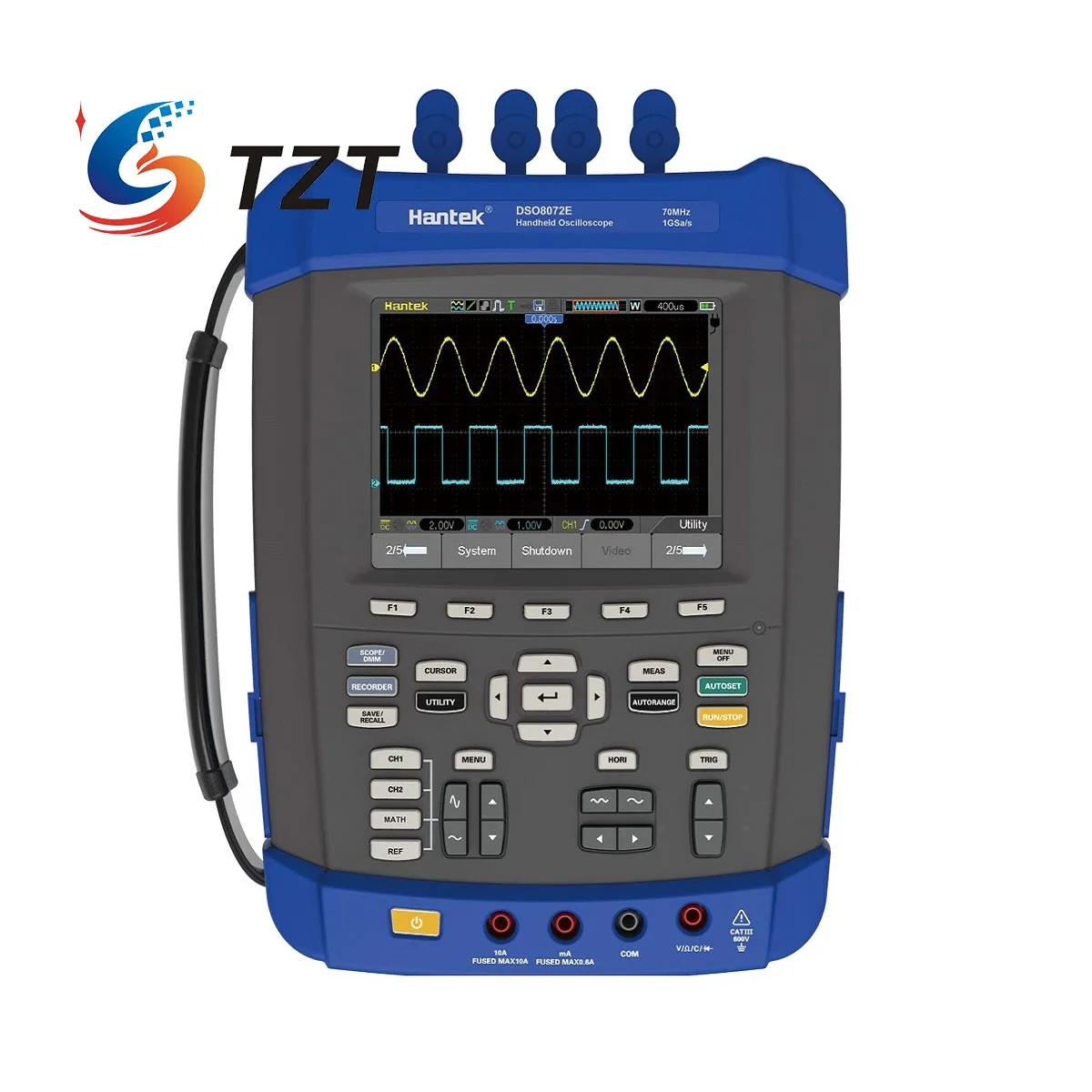 TZT Hantek DSO8152E Digital Handheld Oscilloscope Recorder DMM Spectrum Analyzer Frequency Counter Arbitrary Waveform Generator |