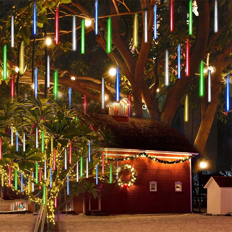 8 шт. светодиодные гирлянды для метеоритного душа|Светодиодная лента| |