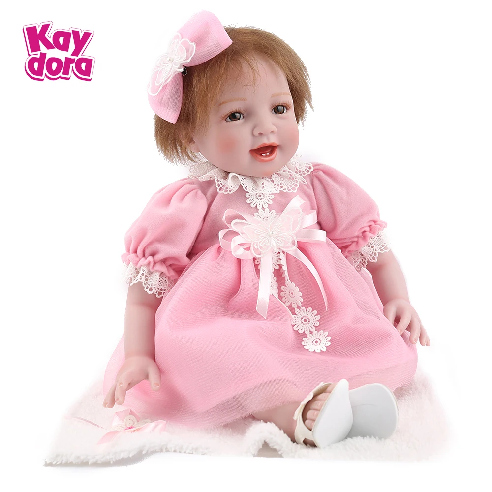 Новые силиконовые куклы Reborn 55 см реалистичные Boneca девочка игра игрушка живой Bebe