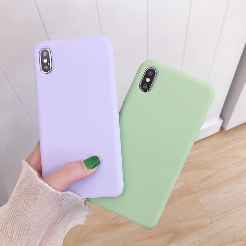 G чехол, Модный Чистый жидкий силиконовый чехол для телефона для iPhone X, iPhone Xs, мягкий чехол для телефона для iPhone XR, iPhone XS MAX, чехол для телефона