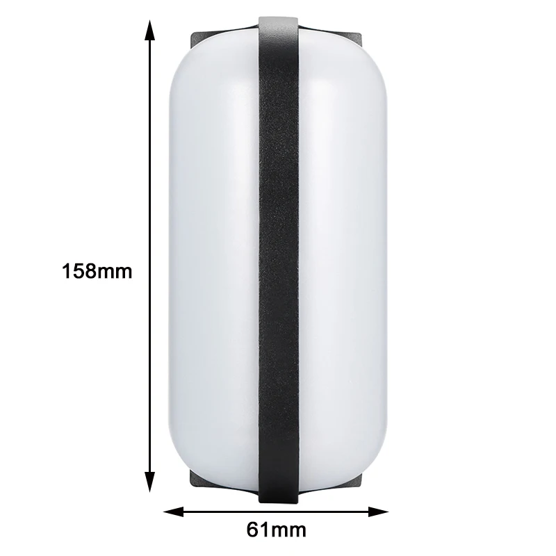 Современный простой светодиодный настенный светильник Алюминий открытый