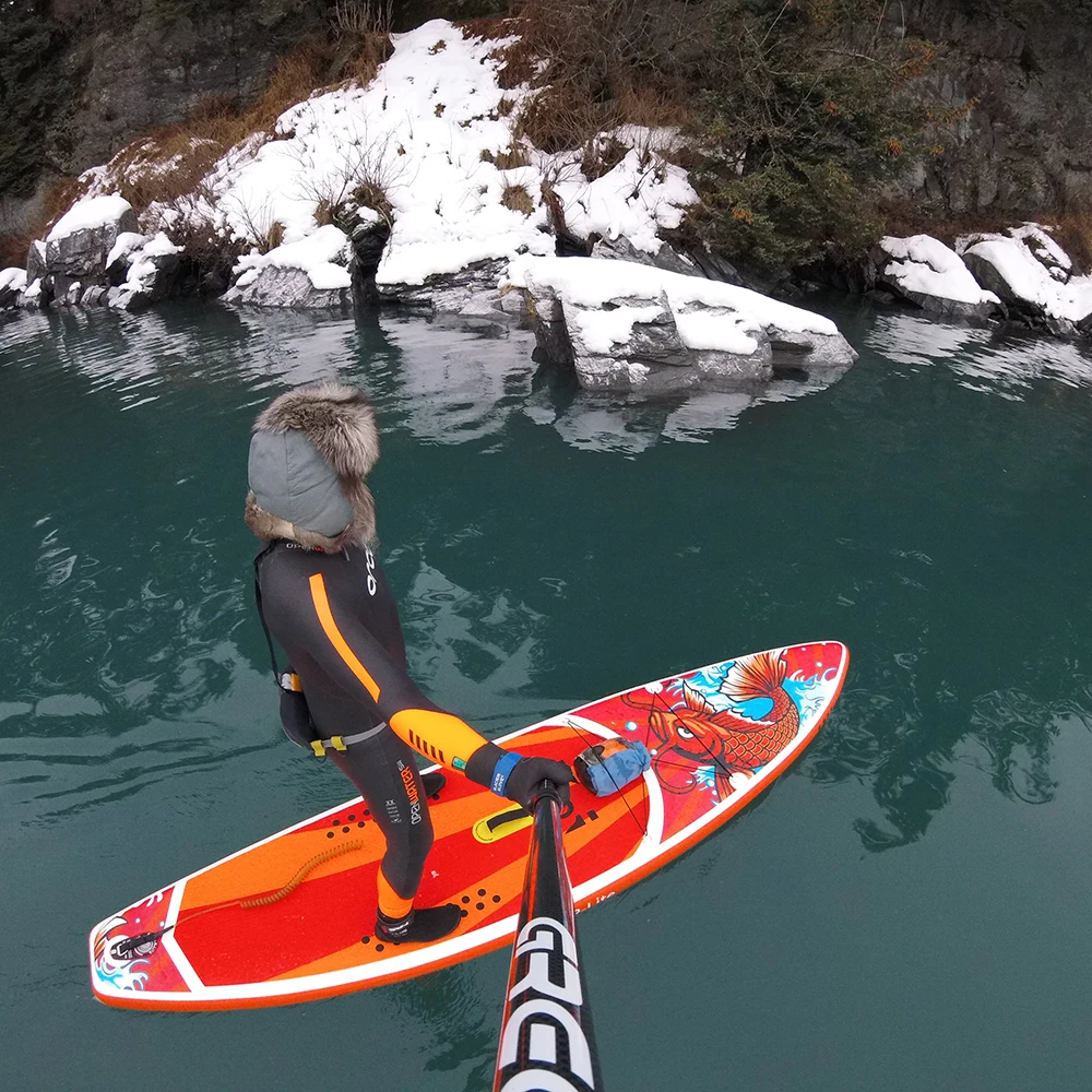 RU SUP надувная доска для серфинга с веслом водонепроницаемая сумка поводка