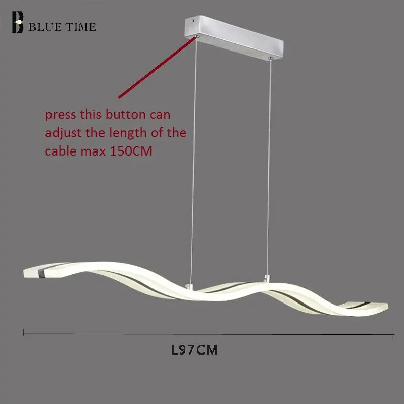 Приложение управление интеллектуальная Современная подвесная люстра для офиса