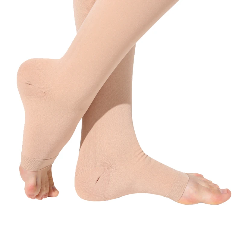 15-21mmHg Thigh-High Nylon Medical Compression Stockings for Prevent Varicose Vein,Relief Pain,Travel