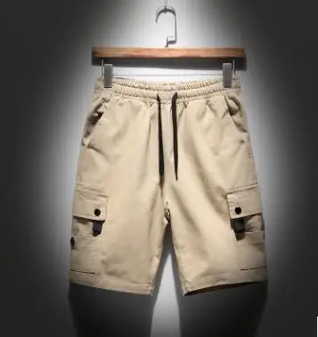 

Manufacturer direct sale teenage short pants new summer pure color men's slim shorts men's casual pants DY-436