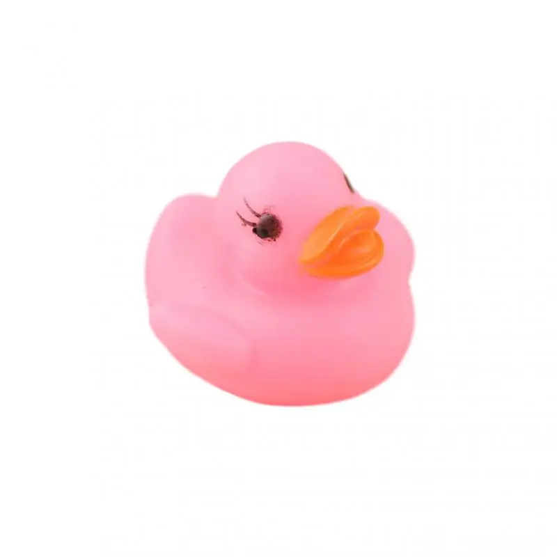 

6pcs LED Water Sensor Luminous Duck Floating In Water Flashing Little Duck Baby Bathing Toy For Baby Kids Children Birthday Gift