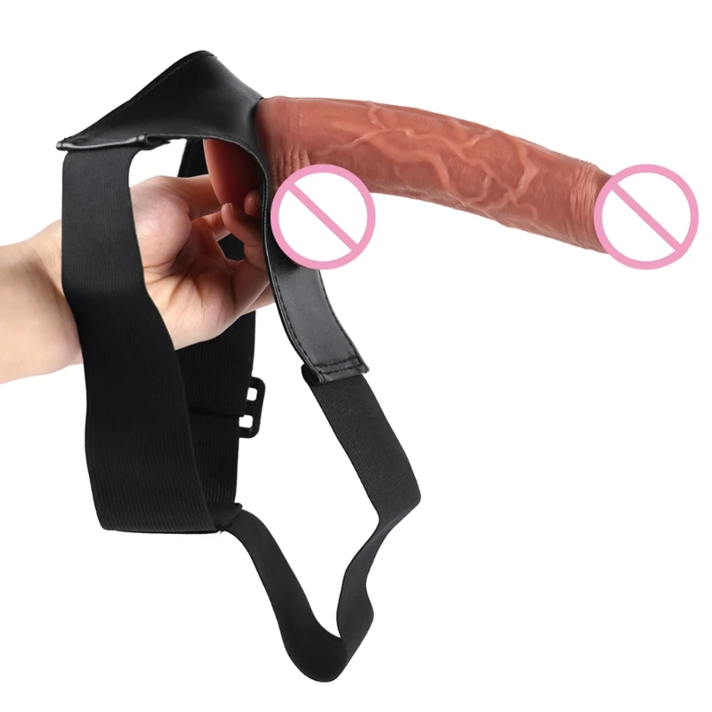 Пригодный для носки фаллоимитатор с регулируемым ремнем реалистичный съемный