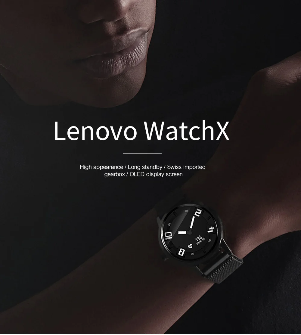 Lenovo Watch X механические смарт-часы OLED экран сапфировое стекло умные часы 45 дней в режиме ожидания 80 м водонепроницаемый монитор сердечного ритма