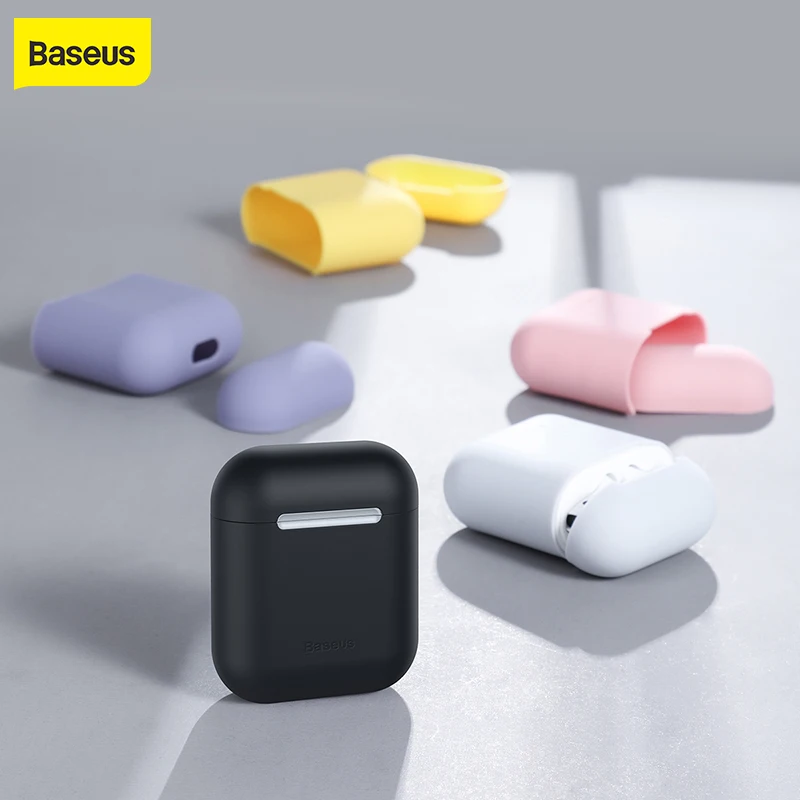 Защитный чехол Baseus для наушников Airpods 1 2 защитный Apple Air Pods аксессуары кожи