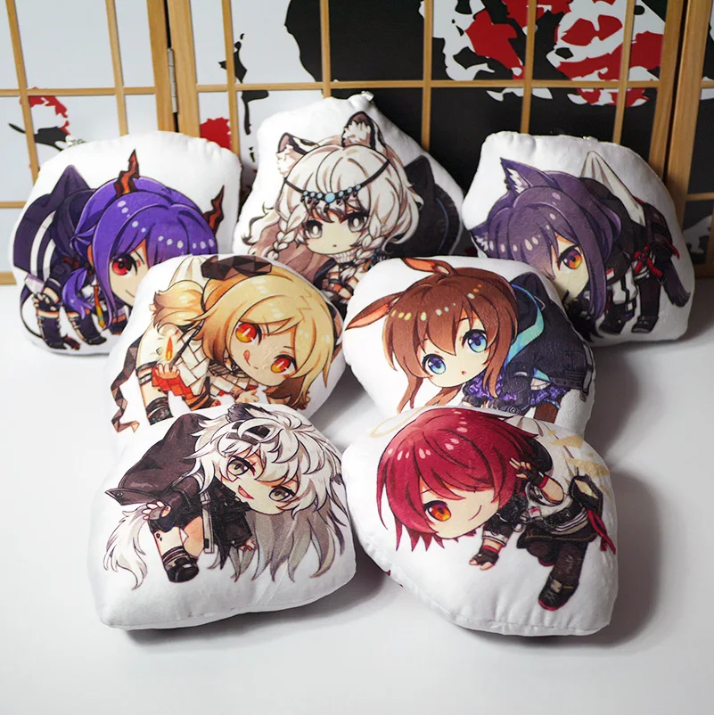 

Arknights plush dolls Game Texas Exusiai Lappland SilverAsh Ifrit cosplay pillow toys mini bag pendants 23cm gift