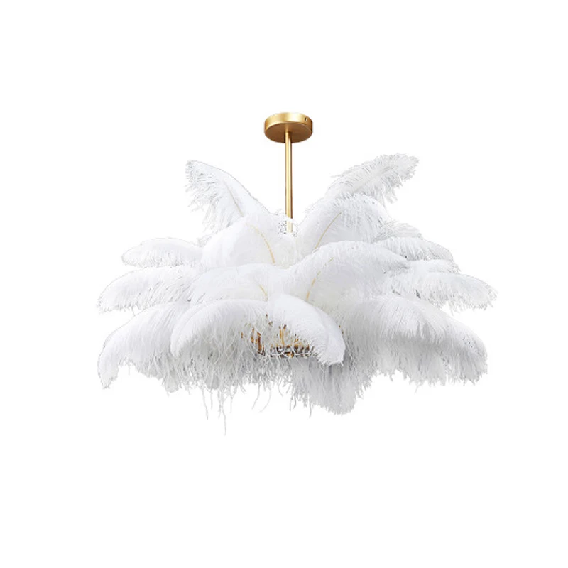 Перьевая лампа скандинавские лампы креативный современный минималистичный