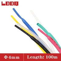 lddq 100m heat shrink tubing 4mm insulation sleeve 7 colors available heat shrink 21 wire cable tubing tube shrinkable sleeve