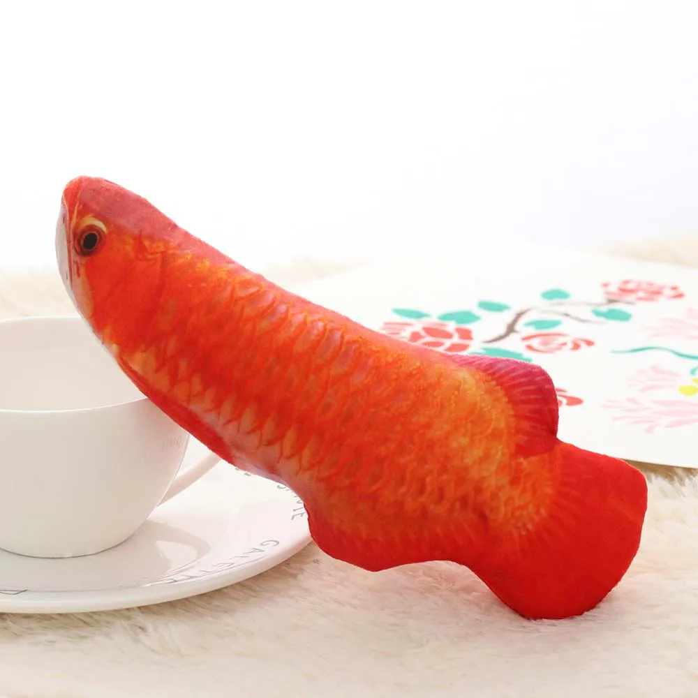 

Artificial Fish Plush Pet Cat Dog Toys Sleeping Toy Cat Mint Catnip Toys Interactive Playing Tooth Grinding