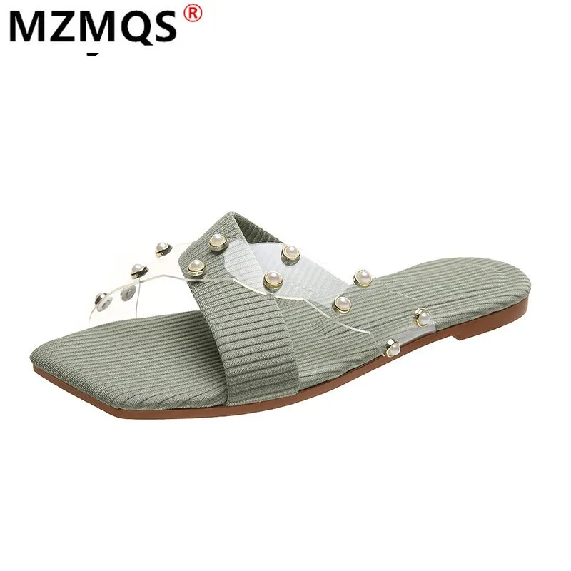 

Fashion Summer Open Toe High Heels Female Slippers Lady Casual Shoes Women Slip-on Slippers Slides 2021 New Party Shoes Sandals