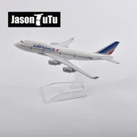 jason tutu 16cm france boeing 747 airplane model plane model aircraft diecast metal 1400 scale planes factory wholesale dropshi