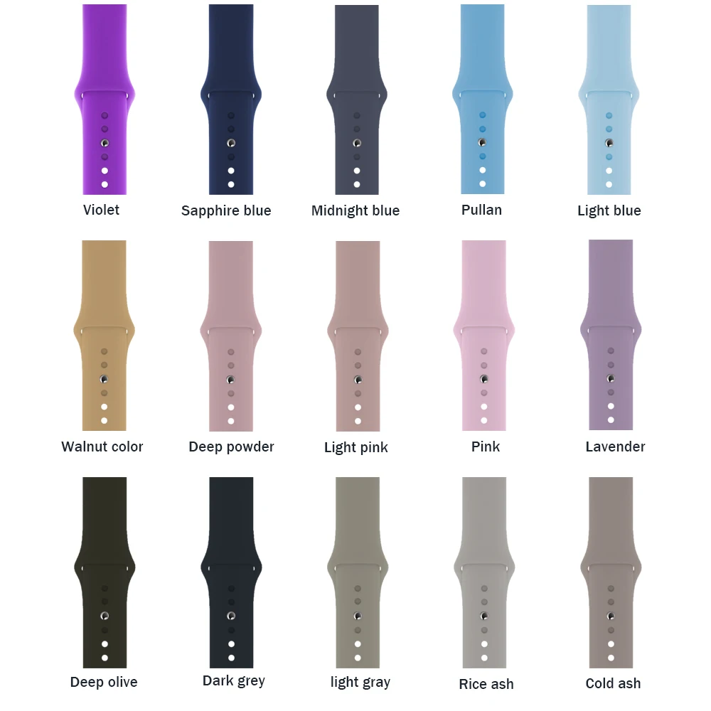 Новые спортивные силиконовые часы для apple watch band 4 44 мм 40 мм(iwatch 5) apple watch 3 2 1 42 мм 38 мм аксессуары для наручных браслетов