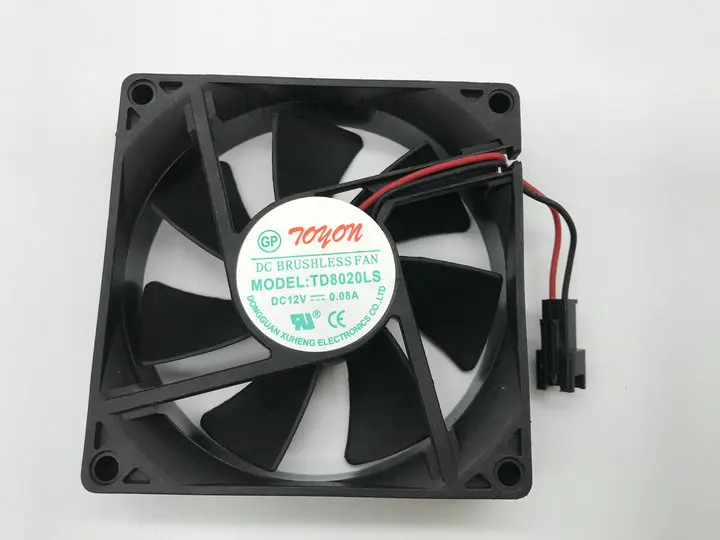 Новый td8020ls DC12V 0.08A 80*20 мм тихий 8 см диспенсер для воды с холодильником fan |