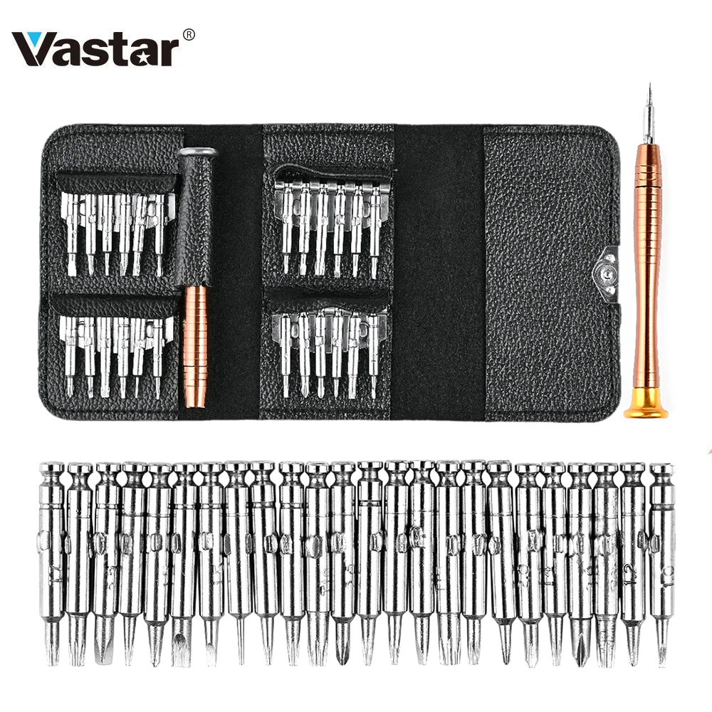 Набор прецизионных отверток Vastar 25 в 1 набор ручных инструментов для ремонта