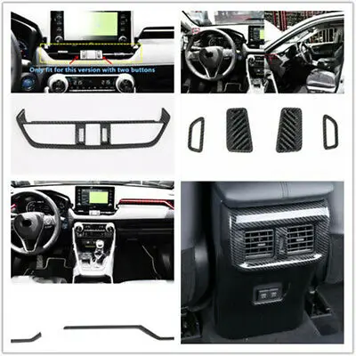 

Accessories Interior Whole Kit Air Outlet Vent Cover 8pcs For Toyota RAV4 19-21