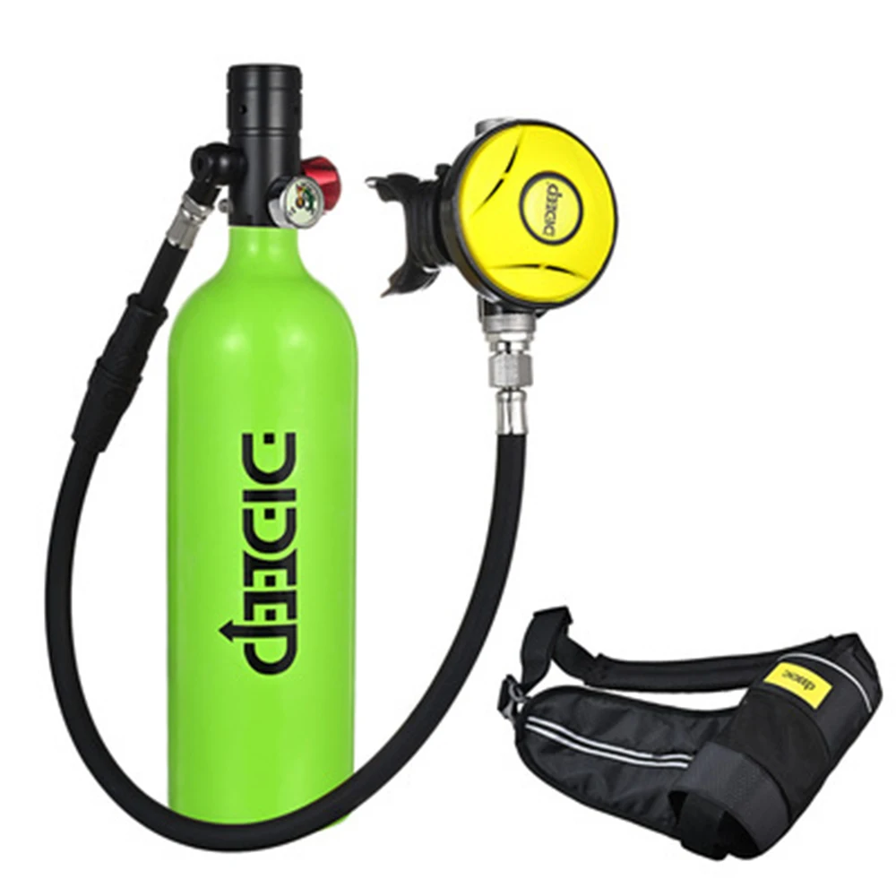 

Mini Diving Scuba DIDEEP Mini Diving Oxygen Tank X400PRO 1L Equipment Portable Diving Tank Cylinder with 16 Minutes Capability