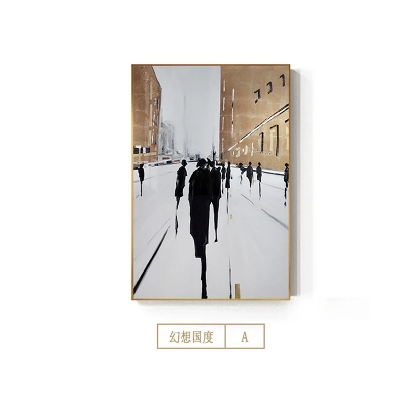 

Abstract British Street White Canvas Painting Posters Prints Quadros Nordic Wall Art Modern Picture Living Room Decor Cuadros