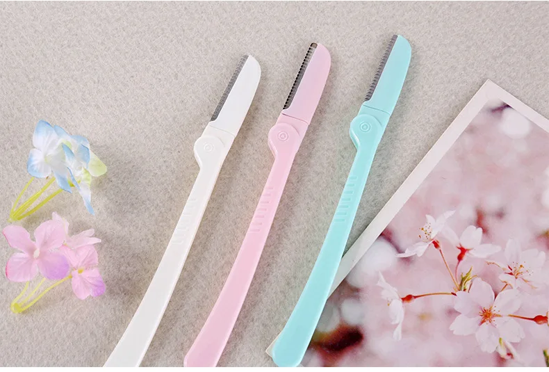 3Pcs/set Portable Eyebrow Trimmer Hair Remover Set Women Painless Razor Trimmers Blades Shaver For Makeup Cosmetic Kit | Красота и