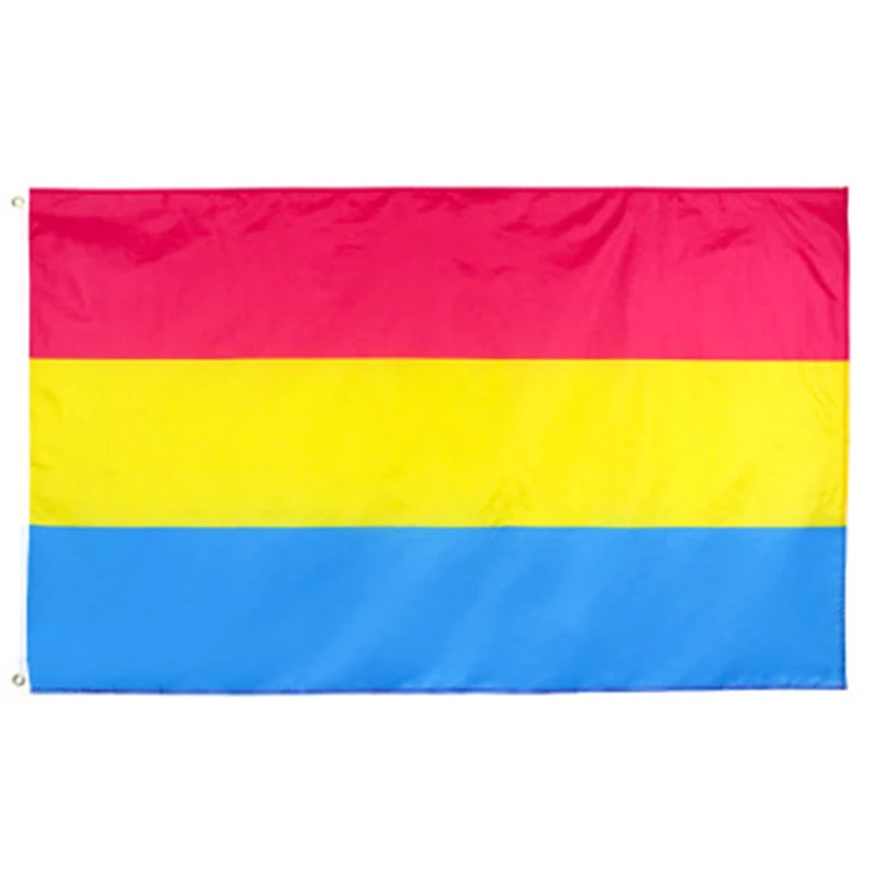 1 шт. 90x150 см Omnisexual LGBT pride Pan pansexual Flag|Флаги баннеры и аксессуары| |
