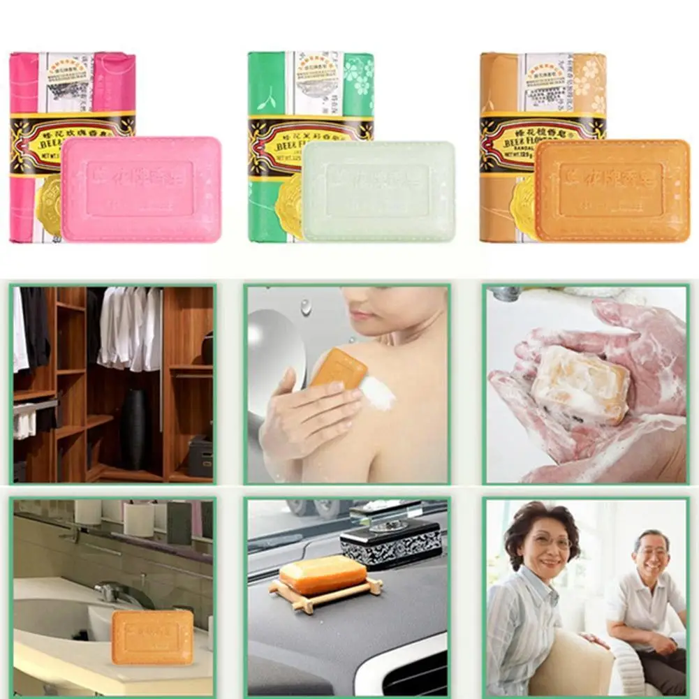 

125 г, пчела, сандаловое дерево, роза, средство для очистки мыла от масляного масла, мыло для путешествий, акне, ручные клещи, бактериостатичес...